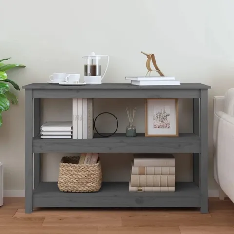BOXED KAIGAN SOLID WOOD CONSOLE TABLE