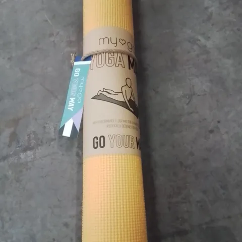 YELLOW YOGA MAT