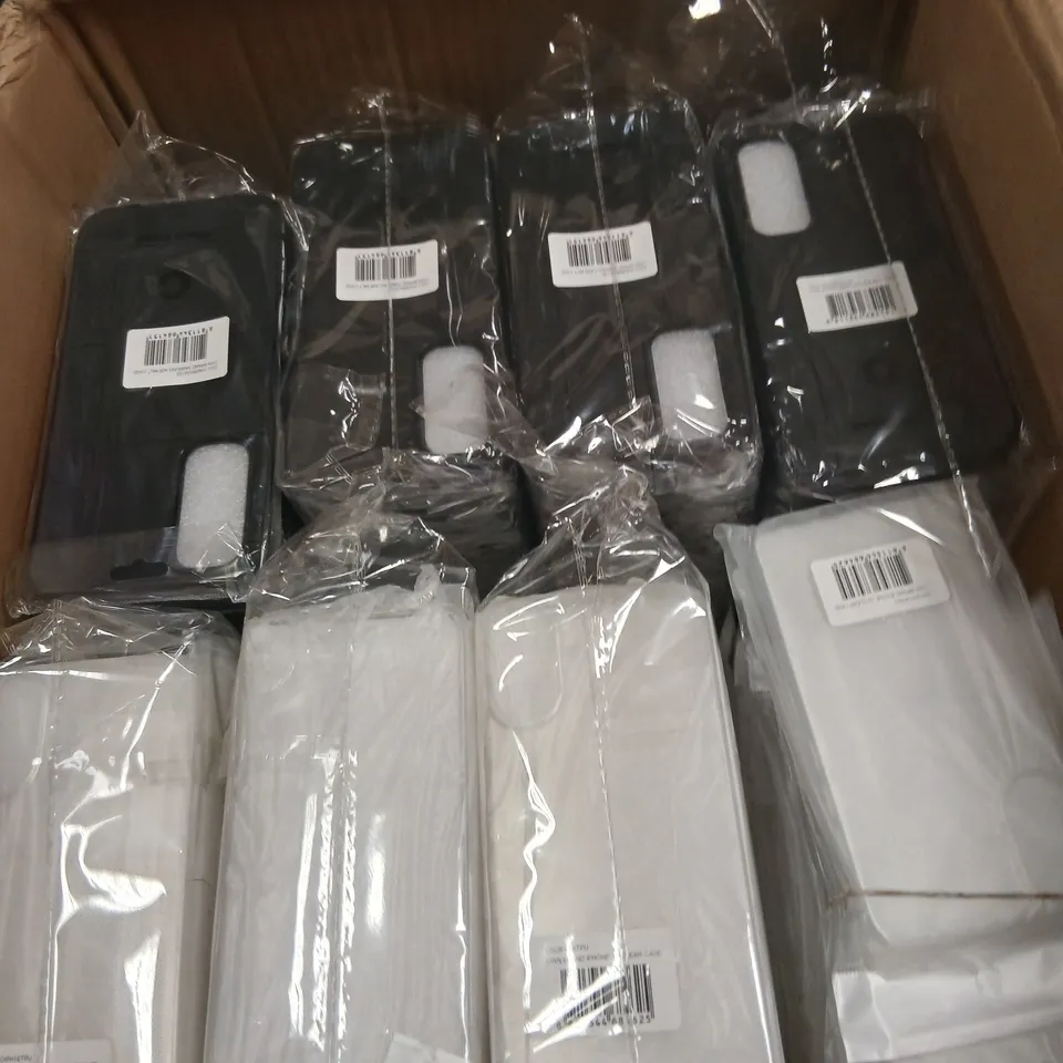 LARGE QUANTITY OF ASSORTED MOBILE PHONE CASES TO INCLUDE;MILT CASE FOR SAMSUNG A35 AND CLEAR CASE FOR IPHONE 16