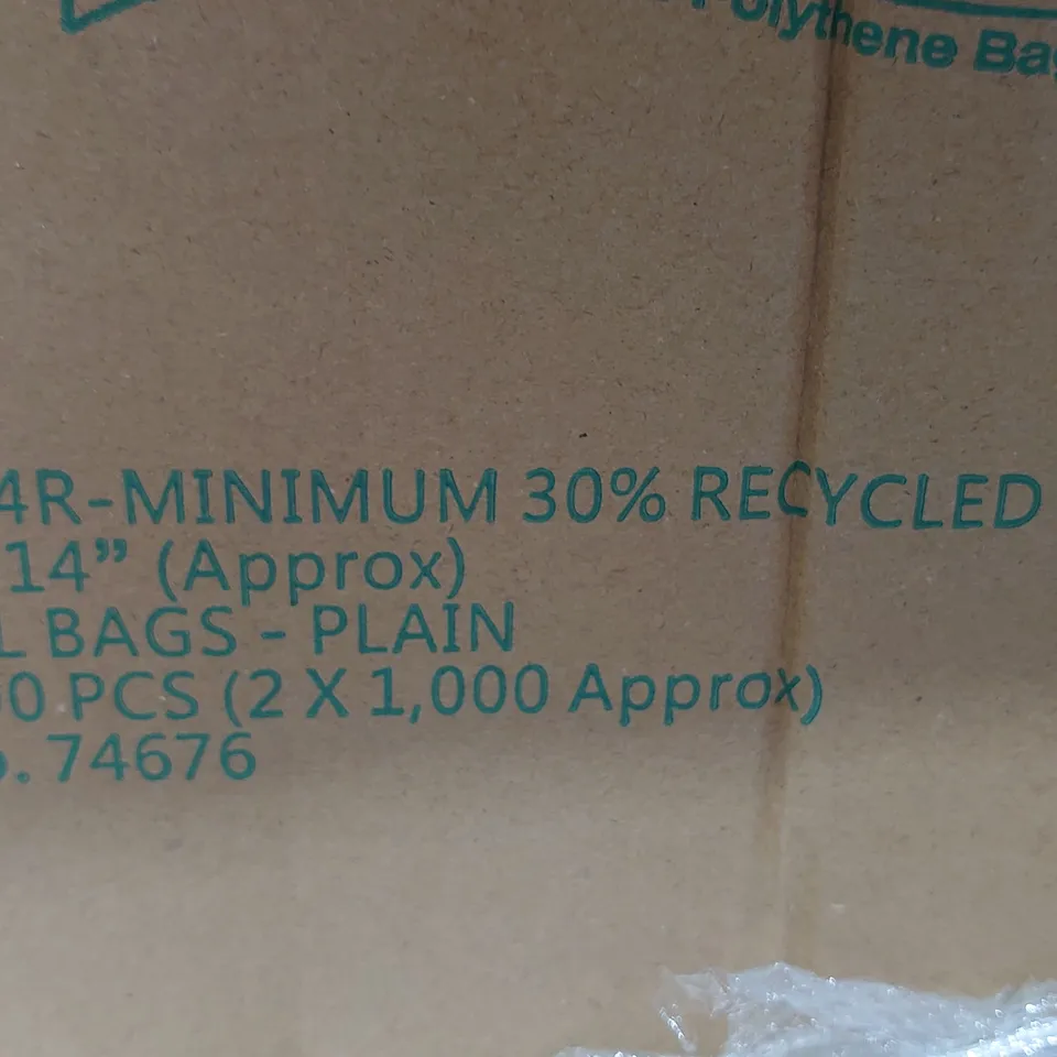 PALLET CONTAINING A VERY LARGE QUANTITY OF GRIP WELL SELF SEAL POLYTHENE BAGS - 10X14"