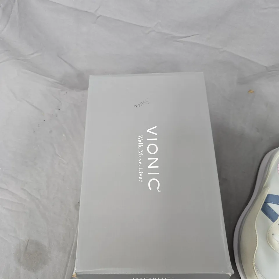 UK 6 VIONIC WOMEN'S SNEAKERS – WHITE/PASTEL (US 8, EU 39)
