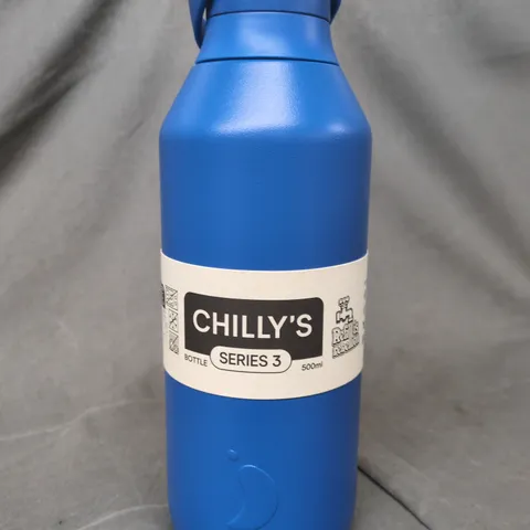 CHILLY'S SERIES 3 500ML BOTTLE IN BLUE
