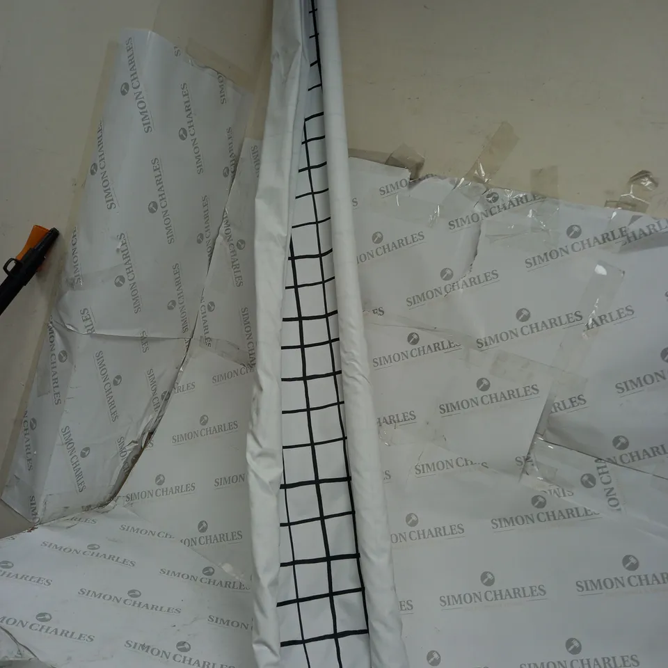MONO CHECK PRINTED BLACKOUT ROLLER BLIND