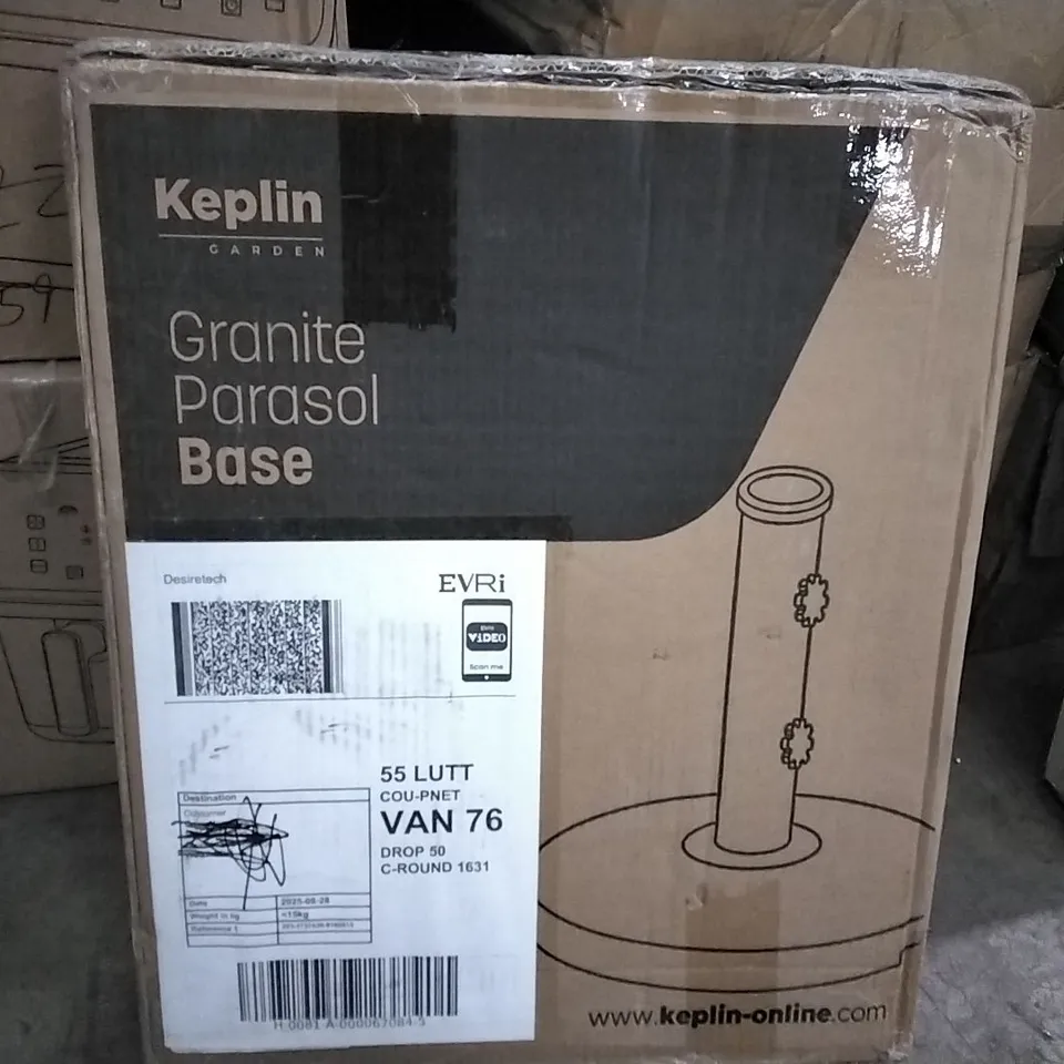 BOXED GRANITE PARASOL BASE