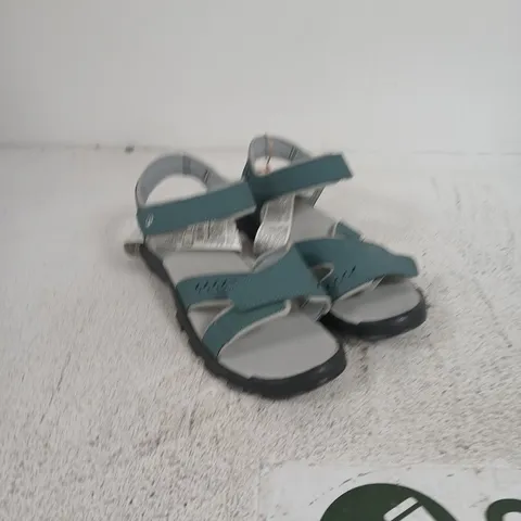 QUECHUA WOMEN’S OUTDOOR SANDALS – TEAL/GREY - SIZE 6.5