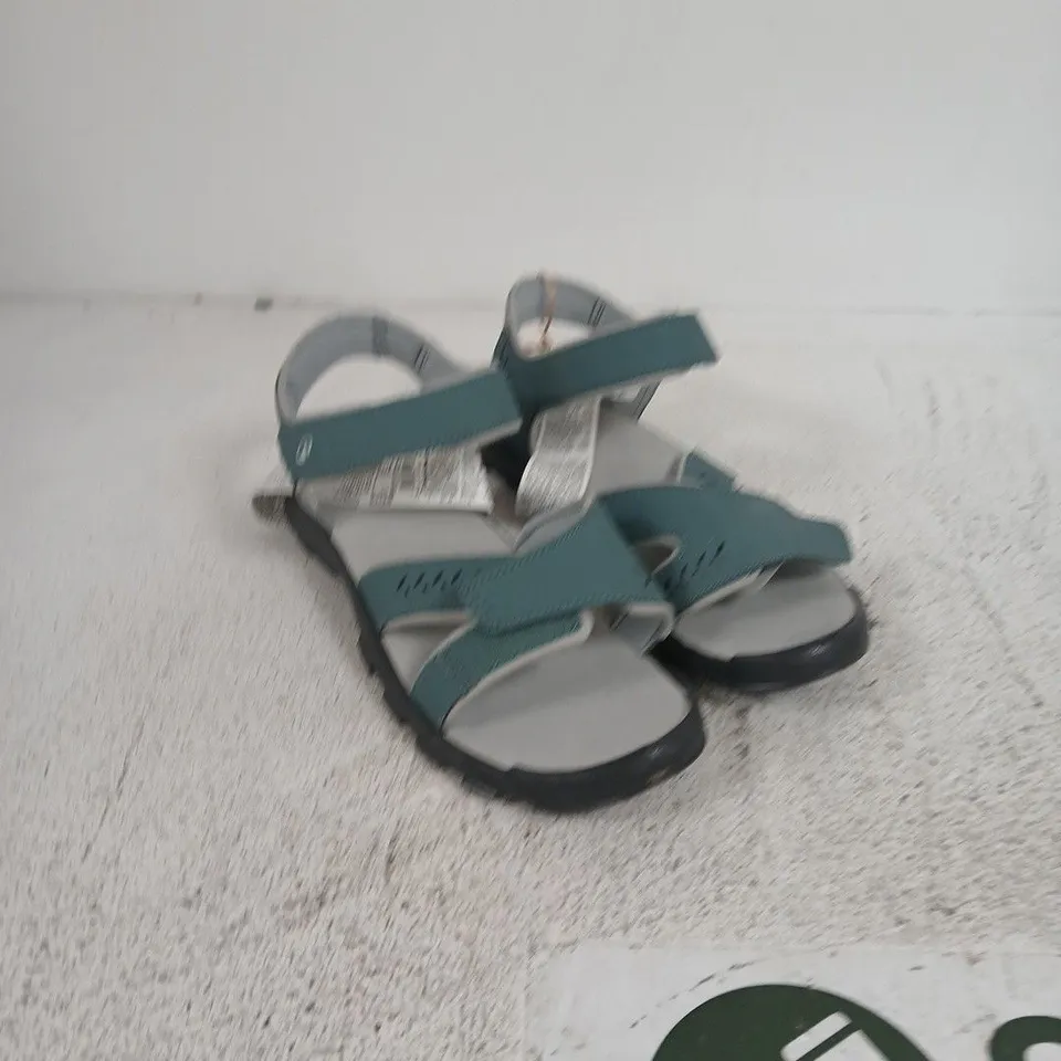 QUECHUA WOMEN’S OUTDOOR SANDALS – TEAL/GREY - SIZE 6.5