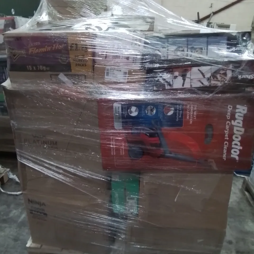 PALLET OF APPROXIMATELY 33 UNPROCESSED RAW RETURN HOUSEHOLD AND ELECTRICAL GOODS TO INCLUDE;