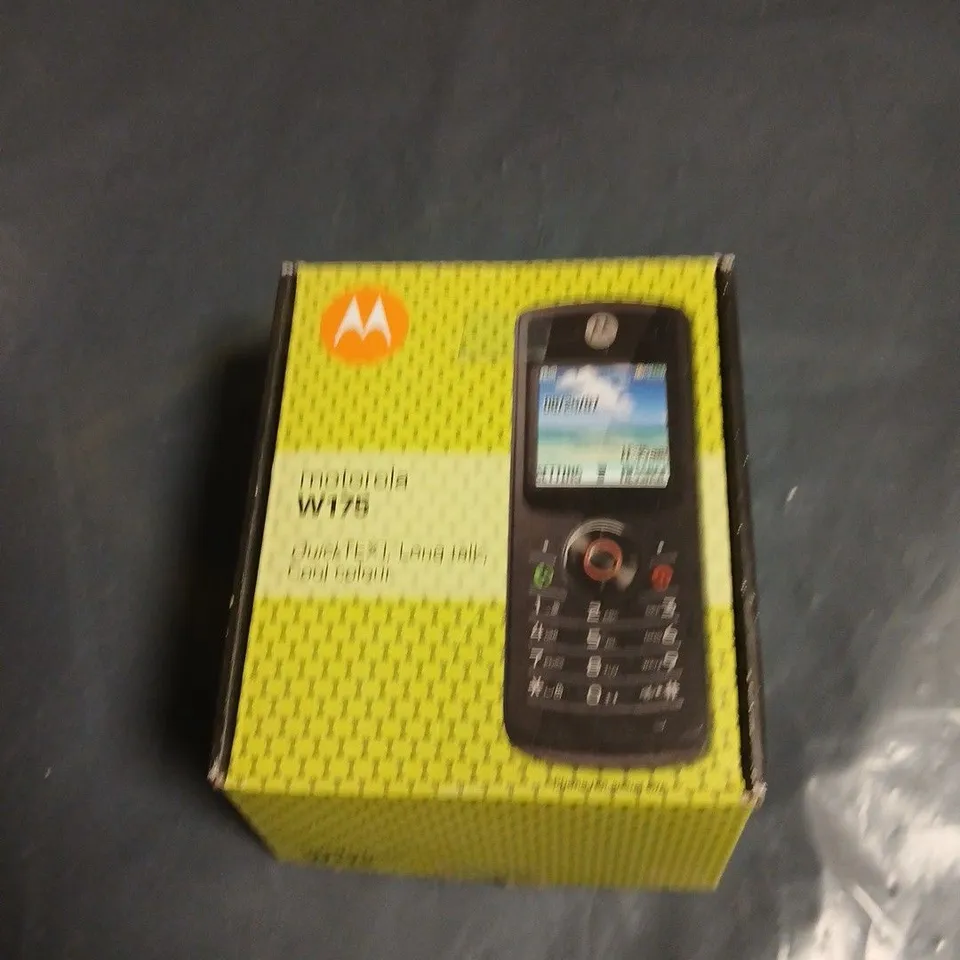 MOTOROLA W175 MOBILE PHONE – BLACK (BOXED)
