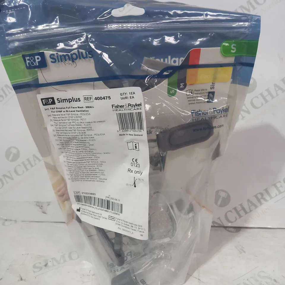 F&P SIMPLUS FULL FACE MASK - SMALL