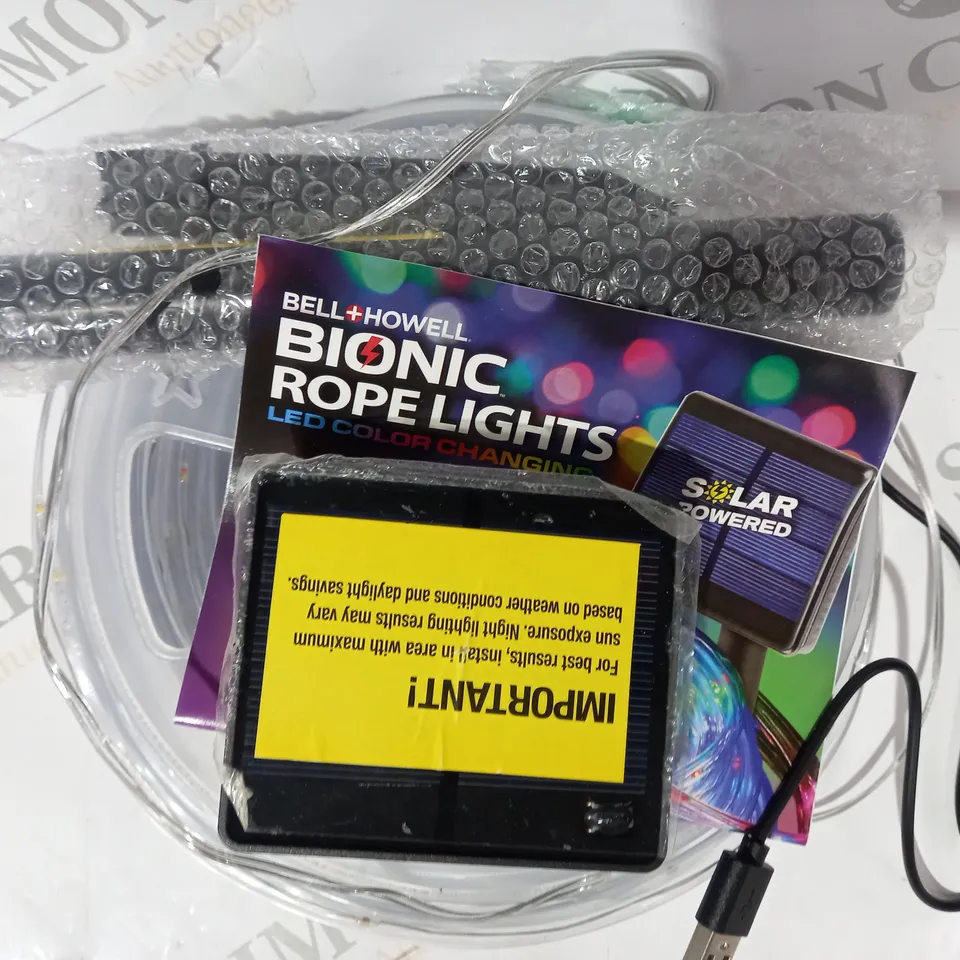 BOXED BELL & HOWELL DUAL POWER BIONIC ROPE LIGHTS - LED COLOUR CHANGING