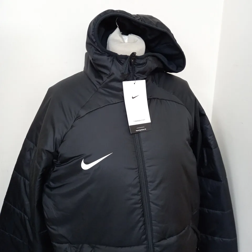 NIKE THERMA-FIT ZIPPED PADDED COAT SIZE M