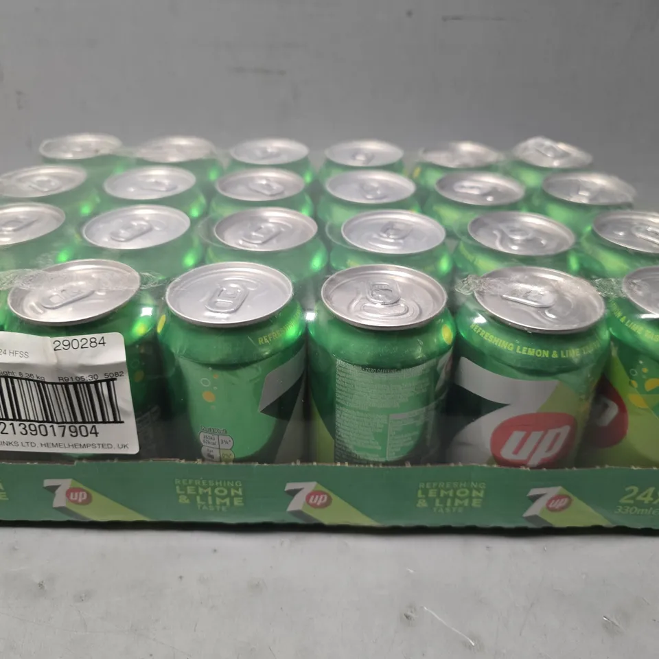 PACK OF APPROXIMATELY 20 7UP CANS