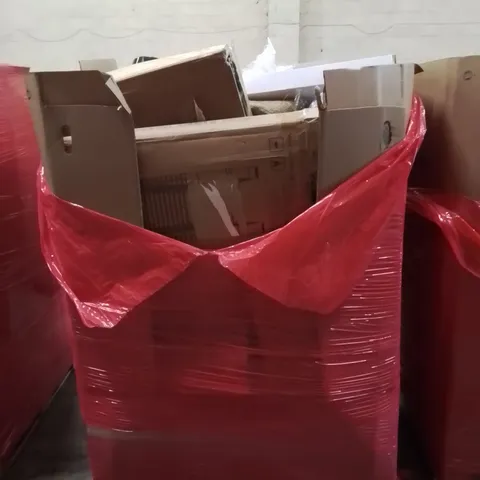PALLET OF ASSORTED HOUSEHOLD GOODS AND PRODUCTS TO INCLUDE; BOXED FURNITURE ETC 