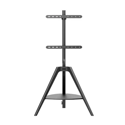 BOXED TRIPOD LIGHT TV STAND WITH SHELF (1 BOX)