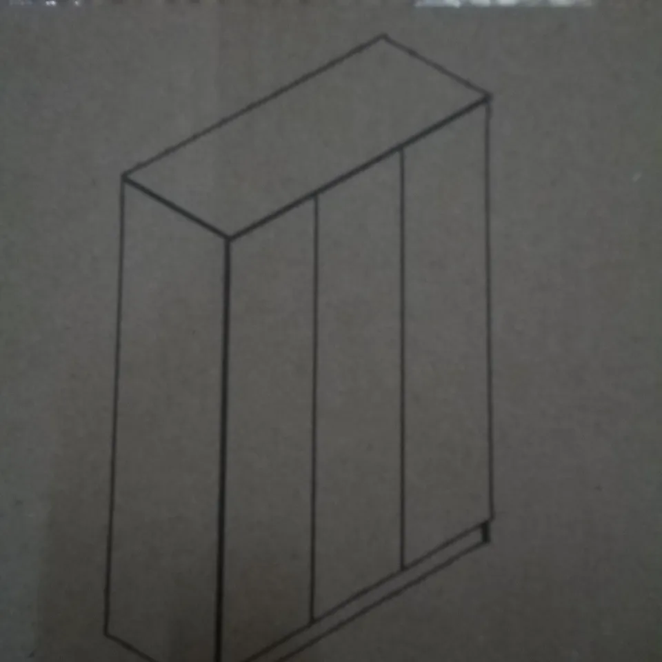 BOXED FWSTYLE STORAGE 3 DOOR WARDROBE 
