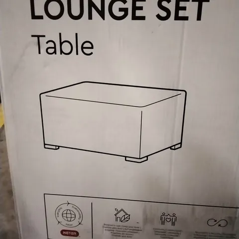 BOXED KETER ALLIBERT OUTDOOR TABLE CALIFORNIA (1 BOX)