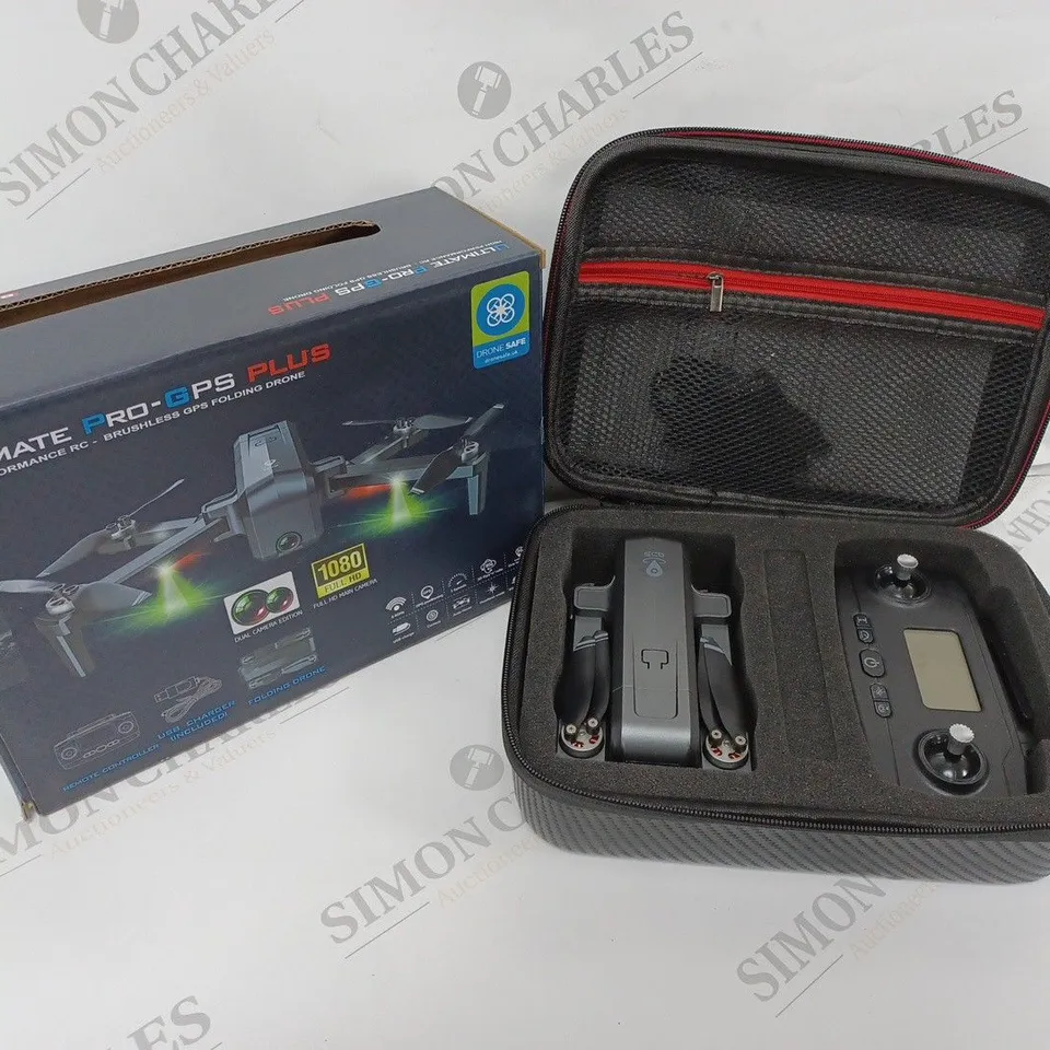 BOXED ULTIMATE PRO GPS PLUS HIGH PERFORMANCE RC FOLDING DRONE
