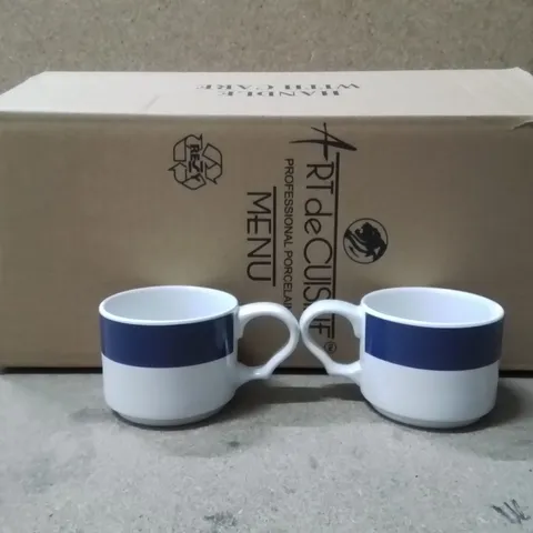 BOXED CHURCHILL STACKING CUP APPROXIMATELY 12