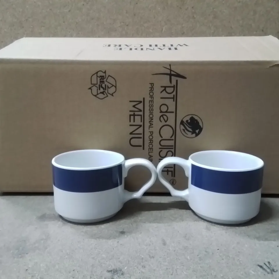 BOXED CHURCHILL STACKING CUP APPROXIMATELY 12