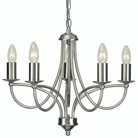 BOXED MILL 5-LIGHT CANDLE STYLE CHANDELIER (1 BOX)