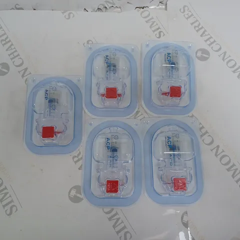 BOX OF 5 ARTHREX ACP DOUBLE SYRINGES DFU-0186-3