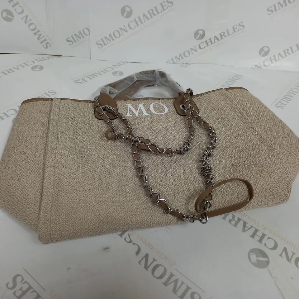 MO BEIGE HAND BAG 