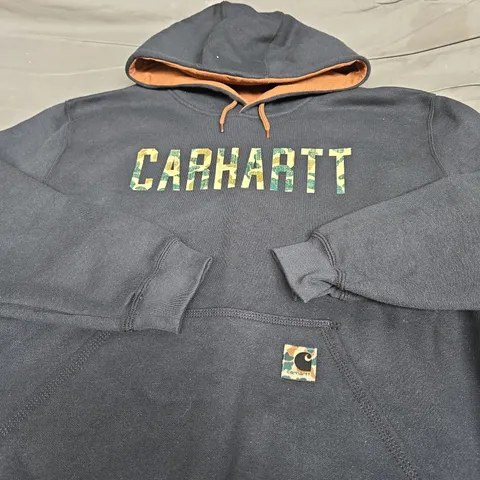 CARHARTT SLOGAN HOODIE - SIZE XL