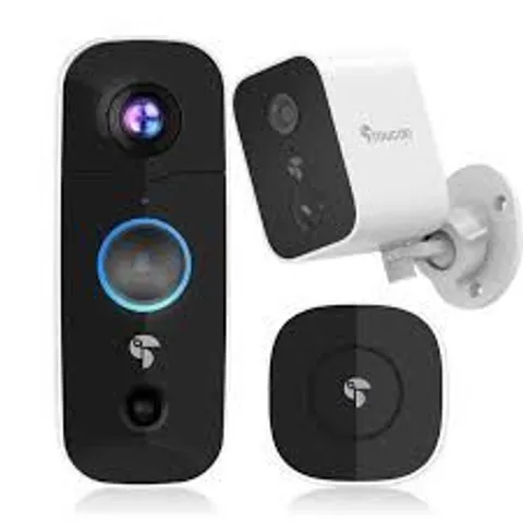 TOUCAN WIRELESS VIDEO DOORBELL W/ CHIME & S2 SECURITY CAMERA