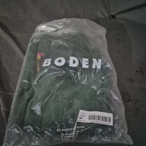 BODEN WOMEN'S LORNA CORD TOP – GREEN, UK SIZE 6