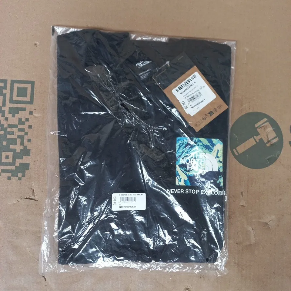 THE NORTH FACE GRAPHIC SHORT SLEEVE T-SHIRT IN BLACK SIZE SMALL