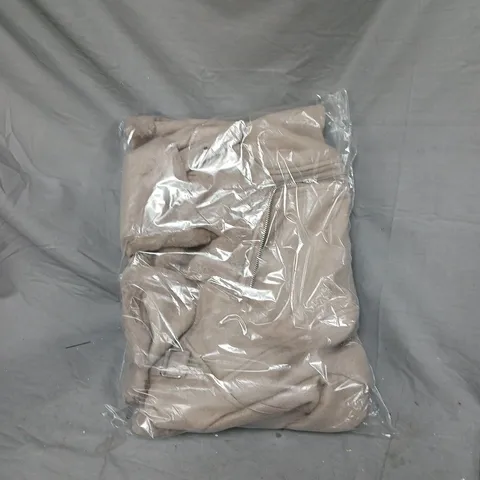 LUX SHEARLING AVIATOR JACKET SIZE 10 MINK. BAGGED