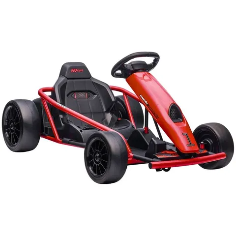 BOXED ELECTRIC RIDE-ON KART - RED (1 BOX)