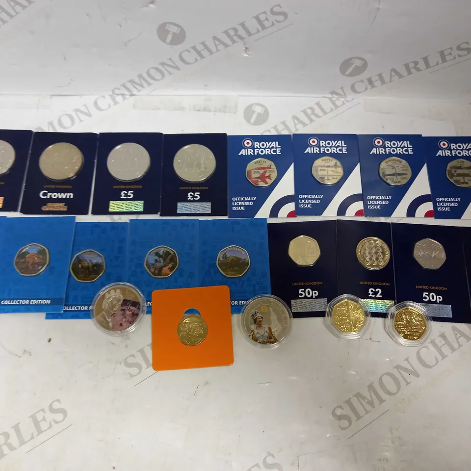 LOT OF 22 COLLECTIBLE COINS