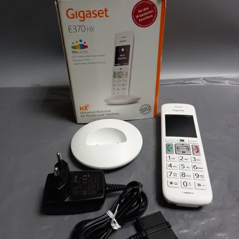 BOXED GIGASET E370HX LIFE SERIES UNIVERSAL TELEPHONE