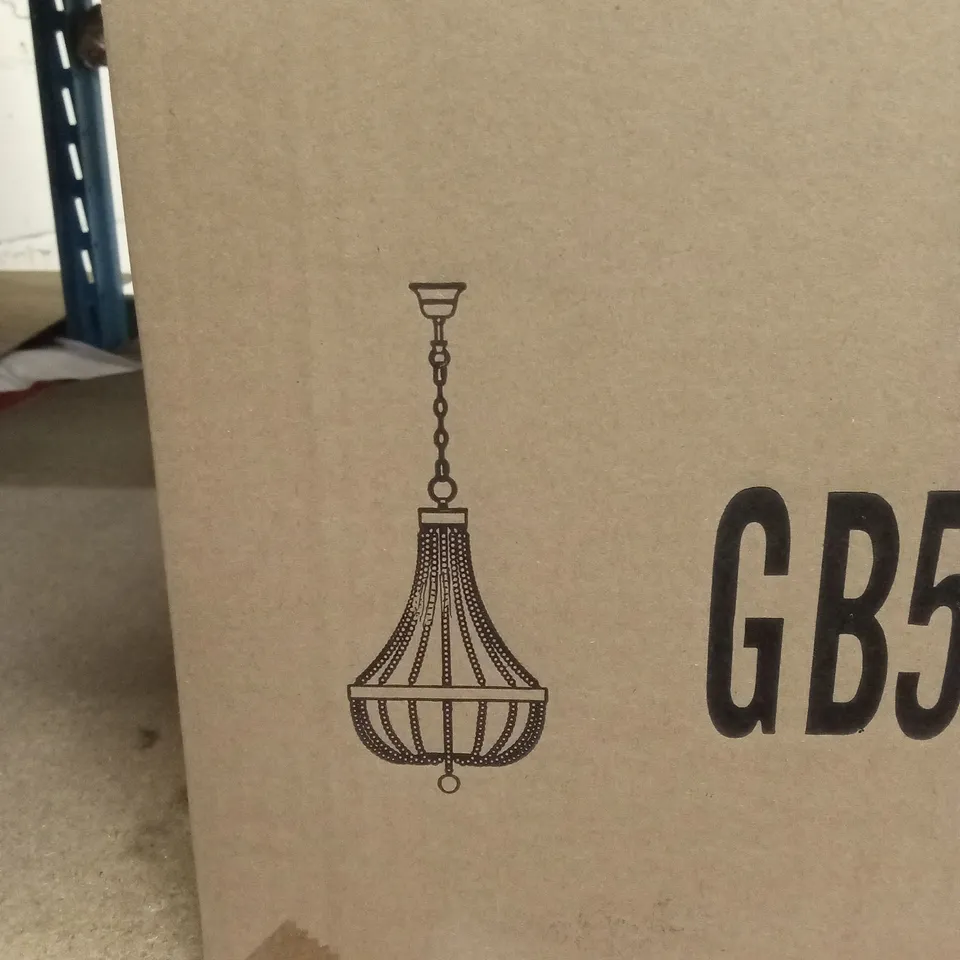 BOXED CADE CHANDELIER LIGHT (1 BOX)