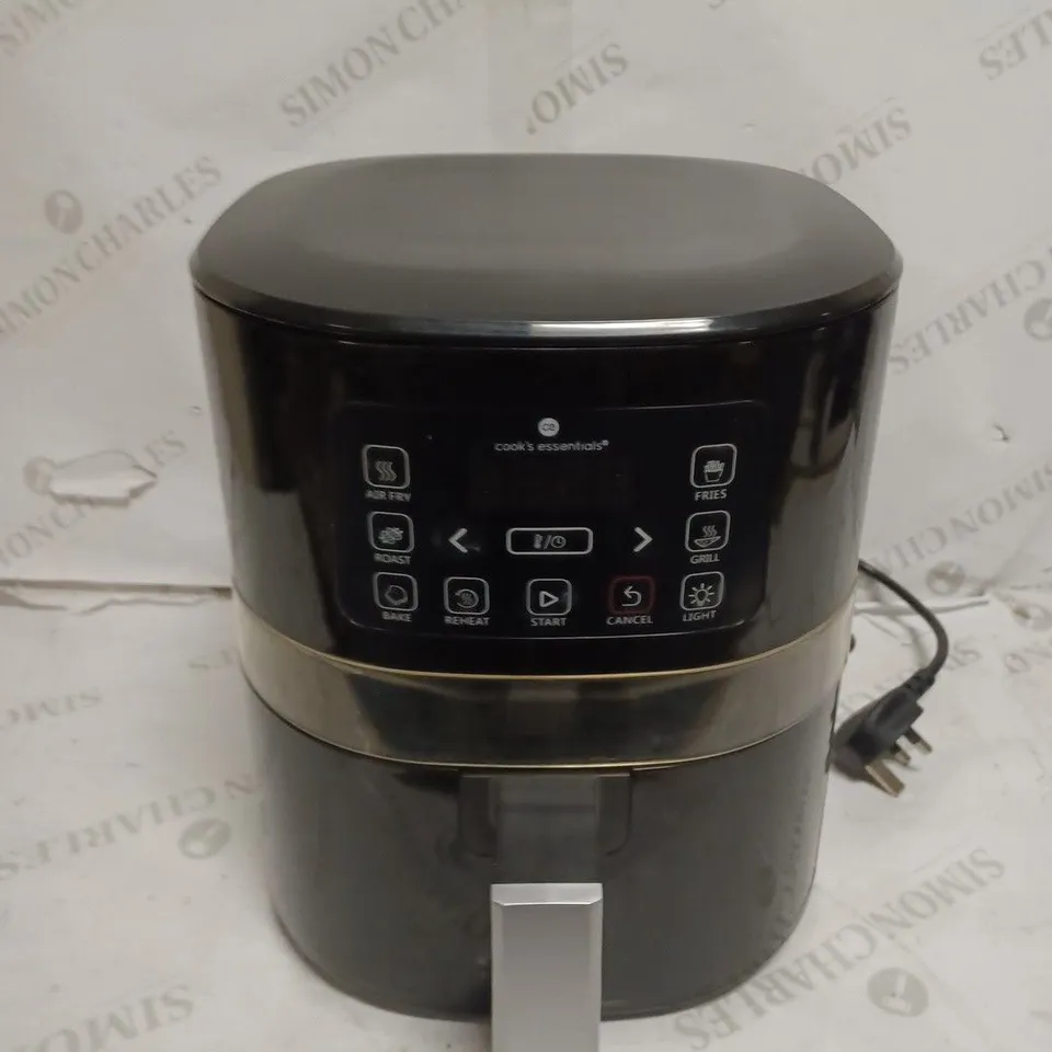 COOK'S ESSENTIALS 4.0L AIR FRYER - BLACK