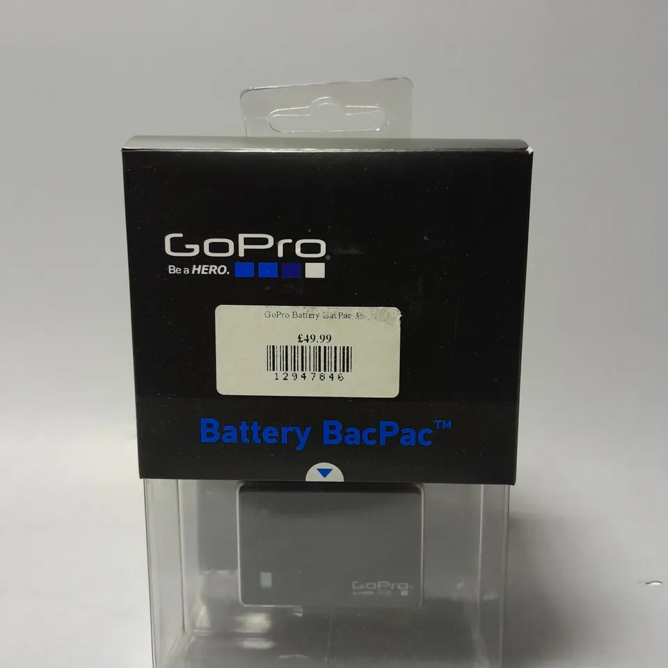 BOXED GOPRO BATTERY BACPAC 