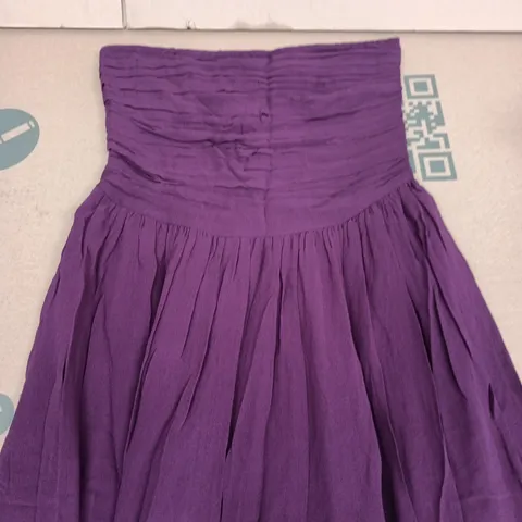 NOBODY'S CHILD FELICITY MIDI DRESS BURGUNDY UK 6 (EU 34)