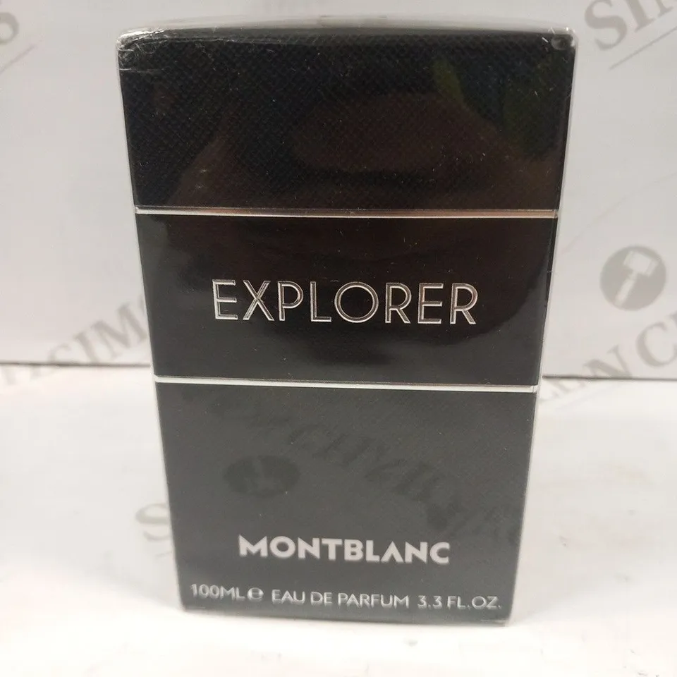 BOXED AND SEALED EXPLORER MONT BLANC EAU DE PARFUM 100ML
