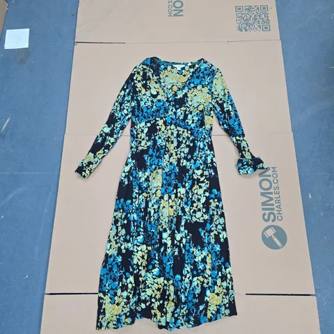 WHITE STUFF PETITE FLORAL PRINT DRESS – UK 10P (EU 38P, US 6P)