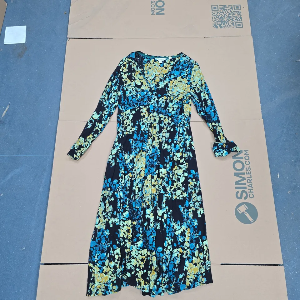 WHITE STUFF PETITE FLORAL PRINT DRESS – UK 10P (EU 38P, US 6P)