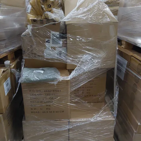 PALLET OF ASSORTED BRAND NEW CLOTHING ITEMS INCLUDING, BUTTERFLY SHIRTS & CARAMEL PADDED HOODED COATS