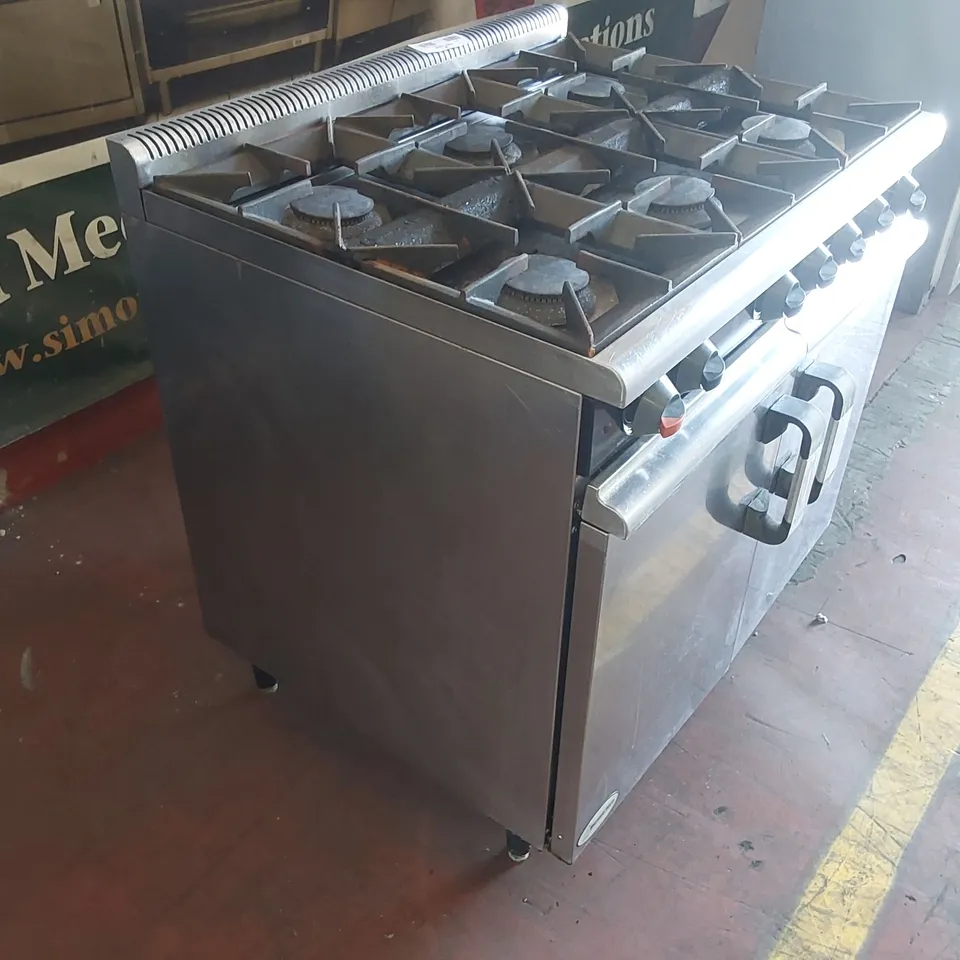 MOORWOOD VULCAN COMMERCIAL 6 BURNER OVEN 