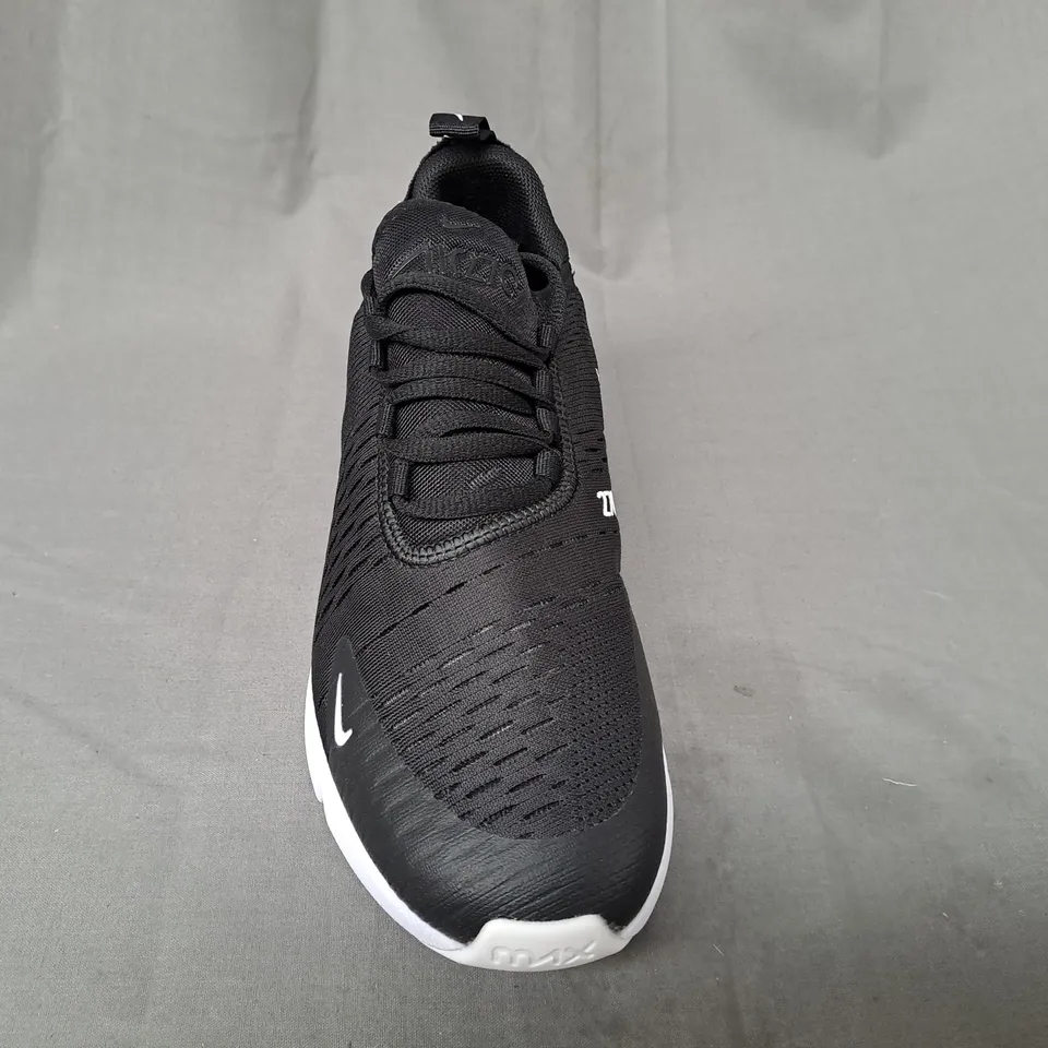 BOXED PAIR OF NIKE AIR MAX 270 SHOES IN BLACK UK SIZE 4.5