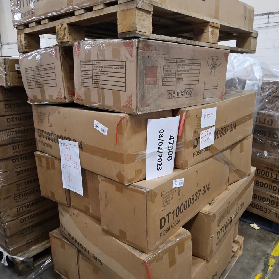 PALLETOF ASSORTED BOXED FURNITURE PARTS,  INCLUDING, 16 × DT837 BOX 3, 2 × DT663 BOX 2 & 1 × DT700 BOX 1.