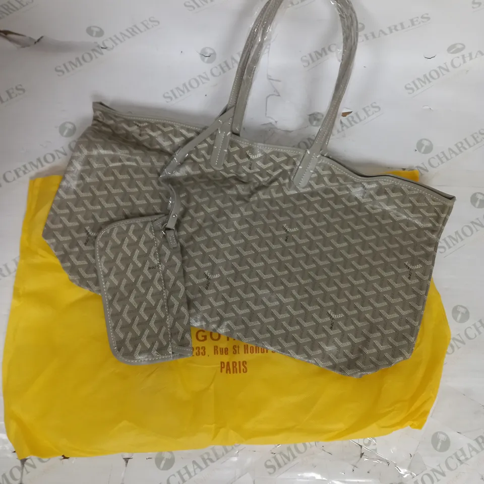 GOYARD HANDBAG IN DARK BEIGE 