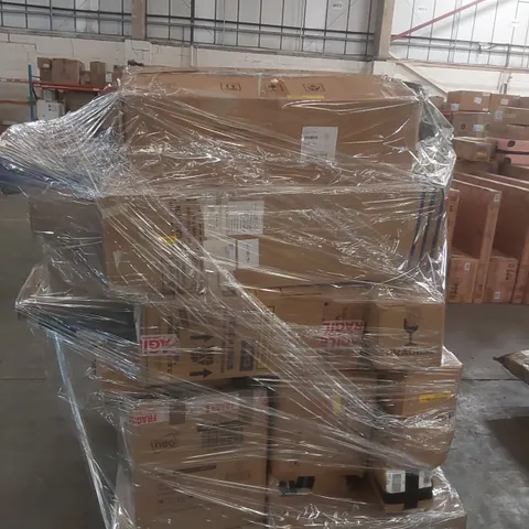 PALLET CONTAINING A LARGE QUANTITY OF ASSORTED ITEMS INCLUDING: NEO KAMADO BBQ GRILLS, NEO TUBE TENTS, CRYSTAL CHANDELIER ECT