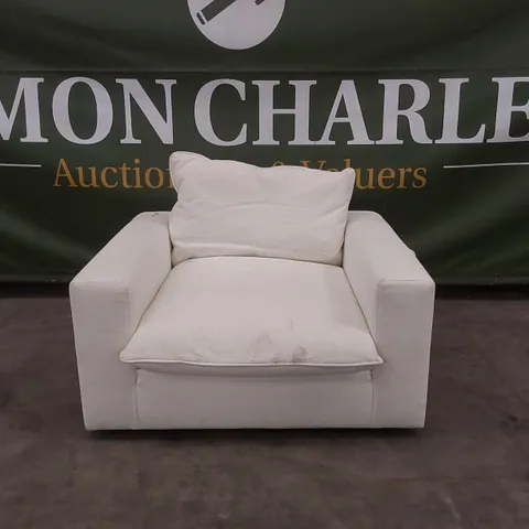 QUALITY DESIGNER MODSOFA DERBY FABRIC UPHOLSTERED LOVE SEAT