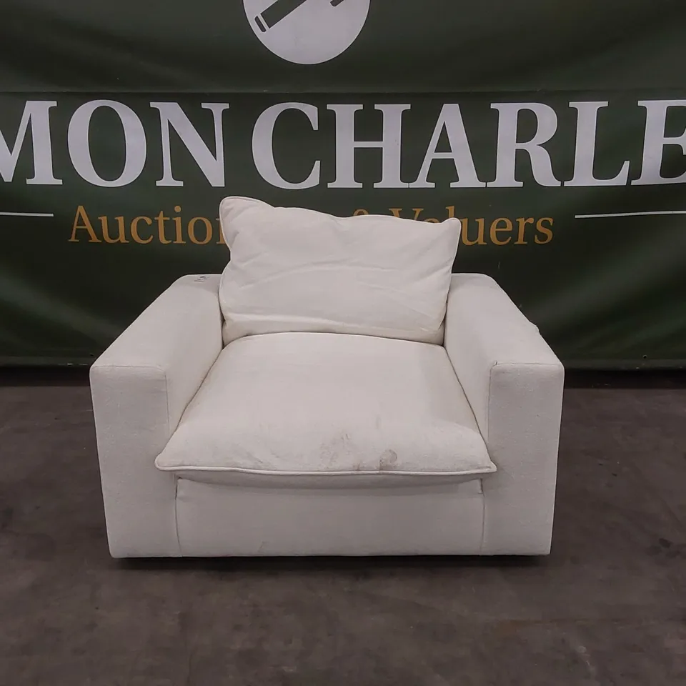 QUALITY DESIGNER MODSOFA DERBY FABRIC UPHOLSTERED LOVE SEAT 