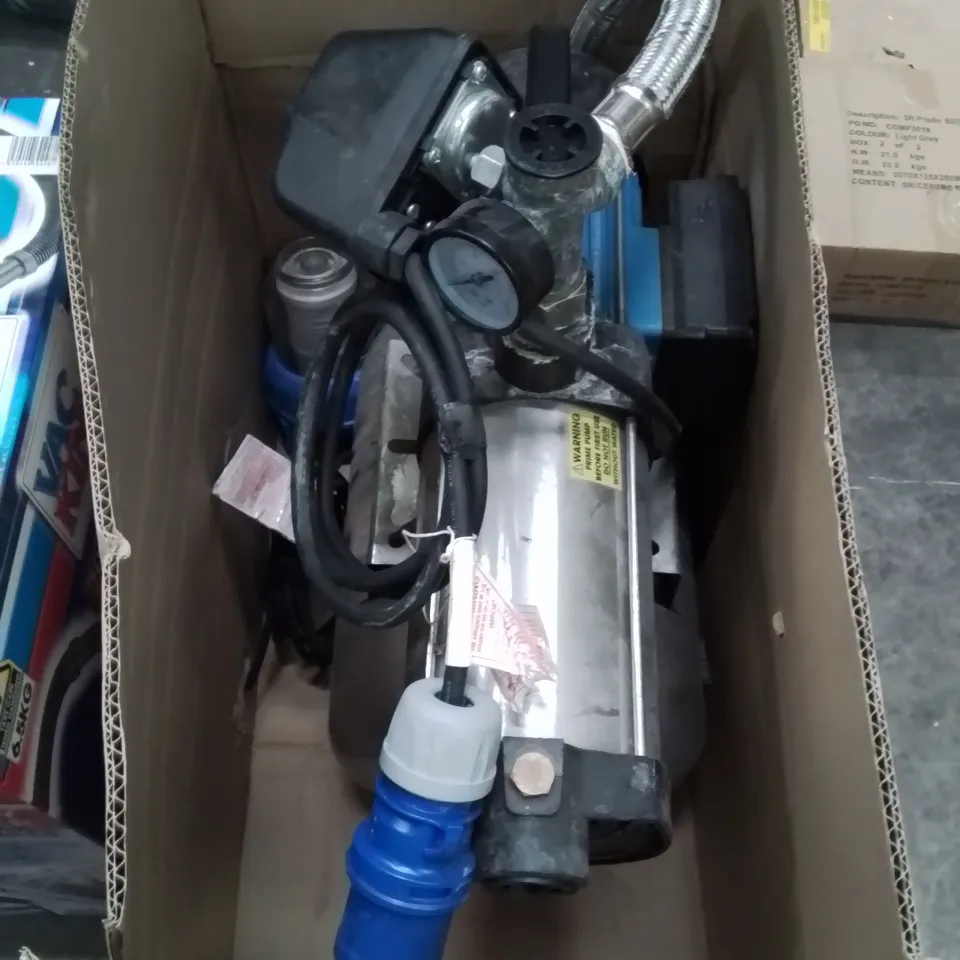 BOXED CLARKE CBT1400SS 1" 1650W 90LPM 50M HEAD STAINLESS STEEL BOOSTER PUMP (230V)